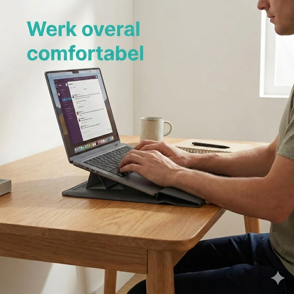 ZenWork - Ergonomische Laptophoes & Standaard