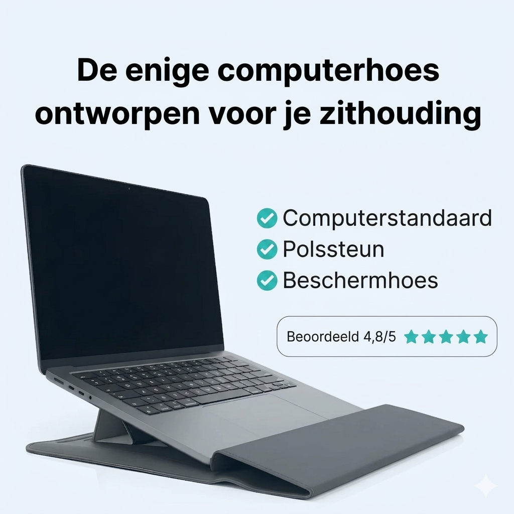 ZenWork - Ergonomische Laptophoes & Standaard
