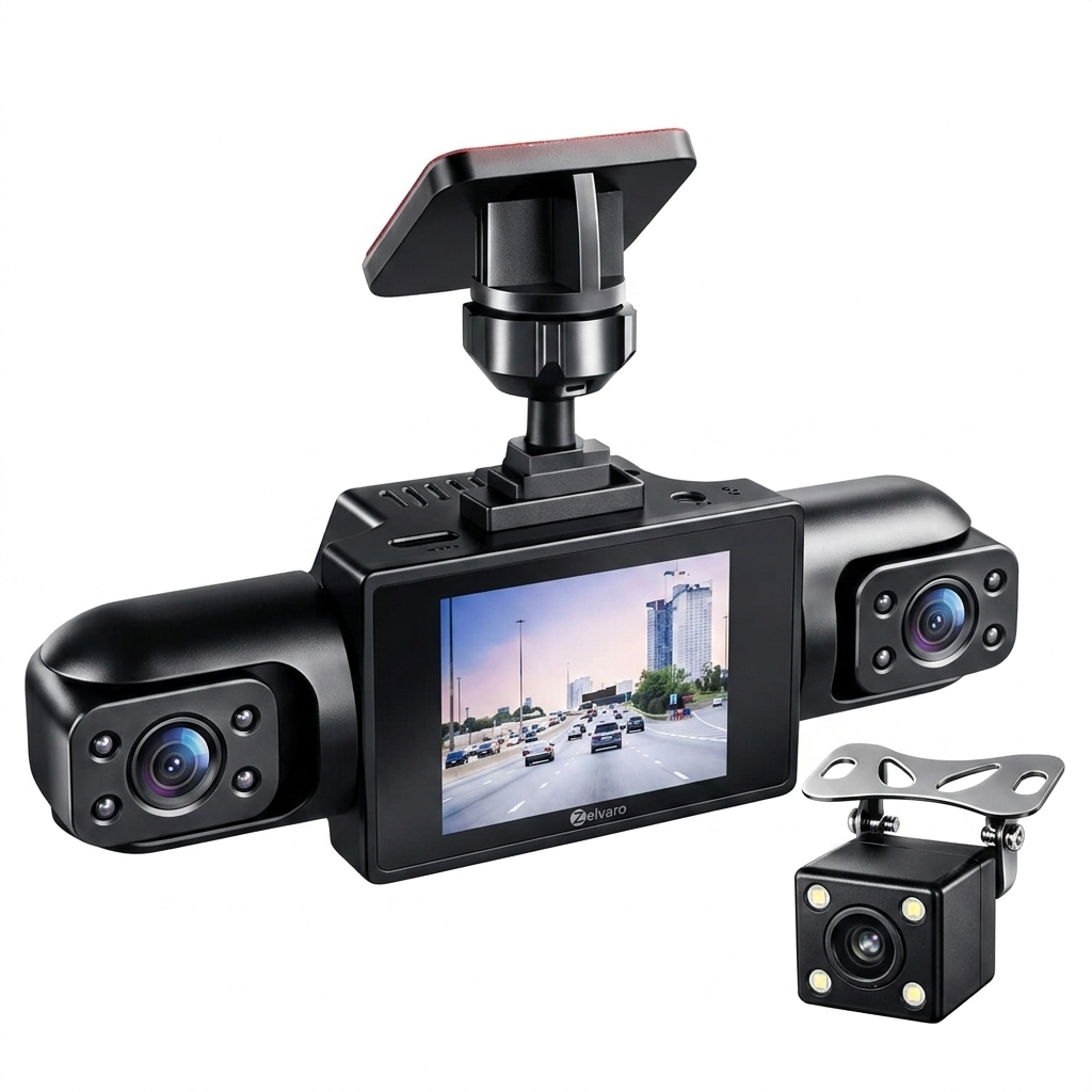 GuardianDrive - 360° Ultra HD 4-Way Dashcam